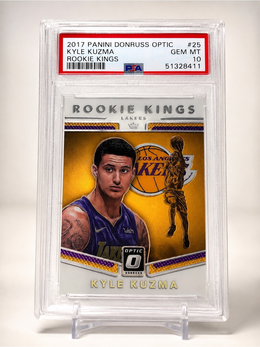 Panini Lakers Rookie Kings Card - Purple & Gold